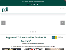 Tablet Screenshot of pdlacademy.com.au